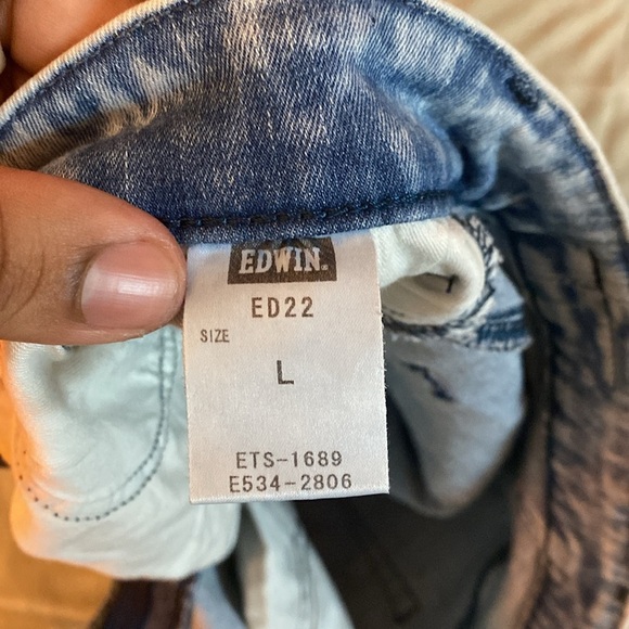 Edwin Tokoyo Japan Light Wash Skinny Denim Jeans - Picture 10 of 11